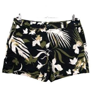 Liz Claiborne Classic Tropical Print Chino Shorts